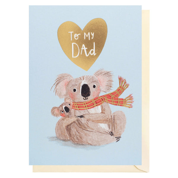 Louise Tiler Dad Koala Card