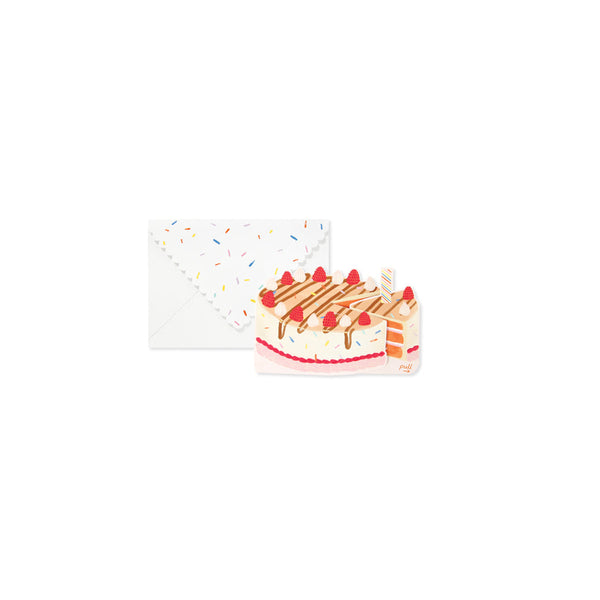 UWP Luxe Cake 3D Layer Birthday Card