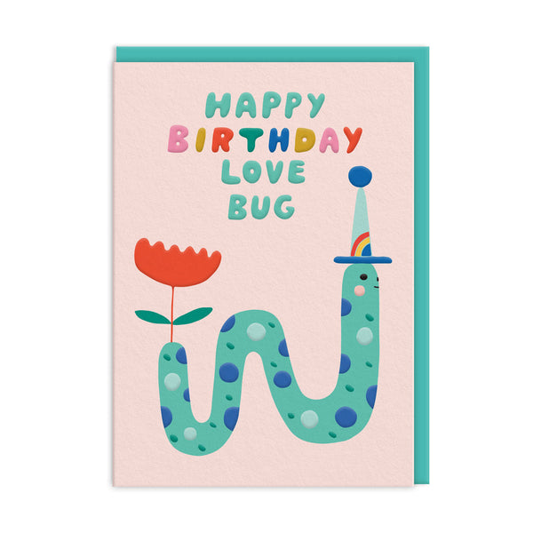 Ohh Deer Love Bug Birthday Card