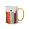 Rifle Paper Co. - Festive Book Club Porcelain Mug