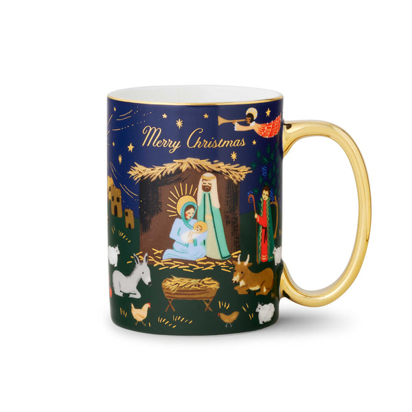 Rifle Paper Co. - Nativity Scene Porcelain Mug