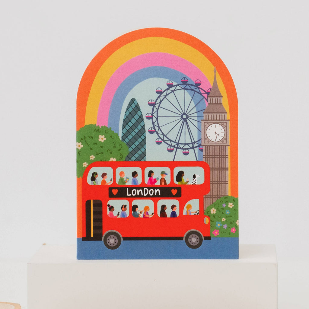 Mifkins - London Rainbow Birthday Card
