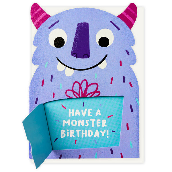 Stormy Knight Monster Party Birthday Card