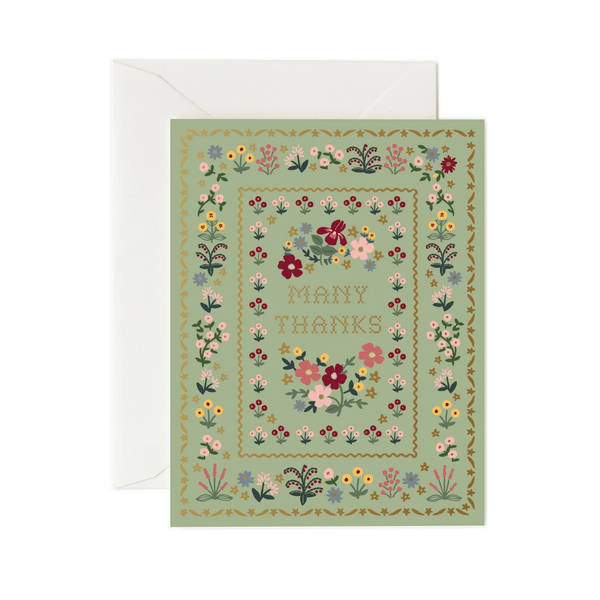 Rifle Paper Co. Moss Thank You Card