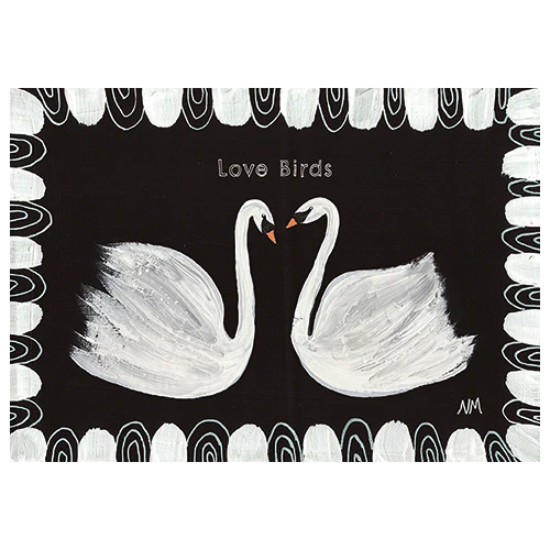 ArtPress Two Beautiful Swans Congratulations Card
