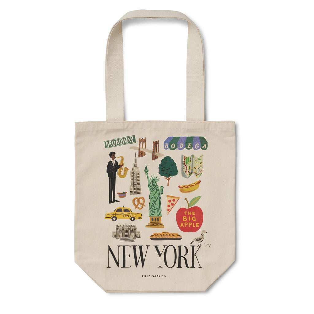 Rifle Paper New York Canvas Tote Bag