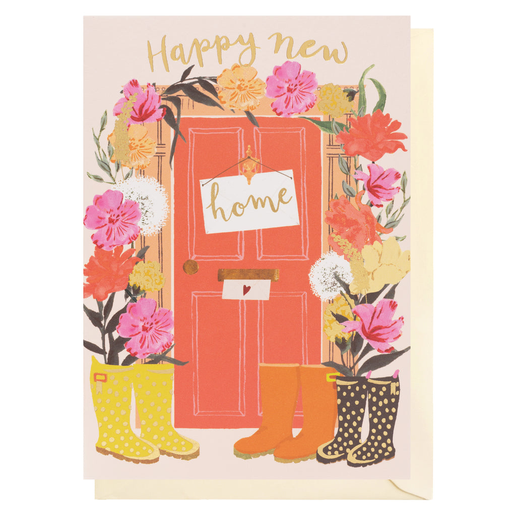 Louise Tiler New Home Door & Flowers Card