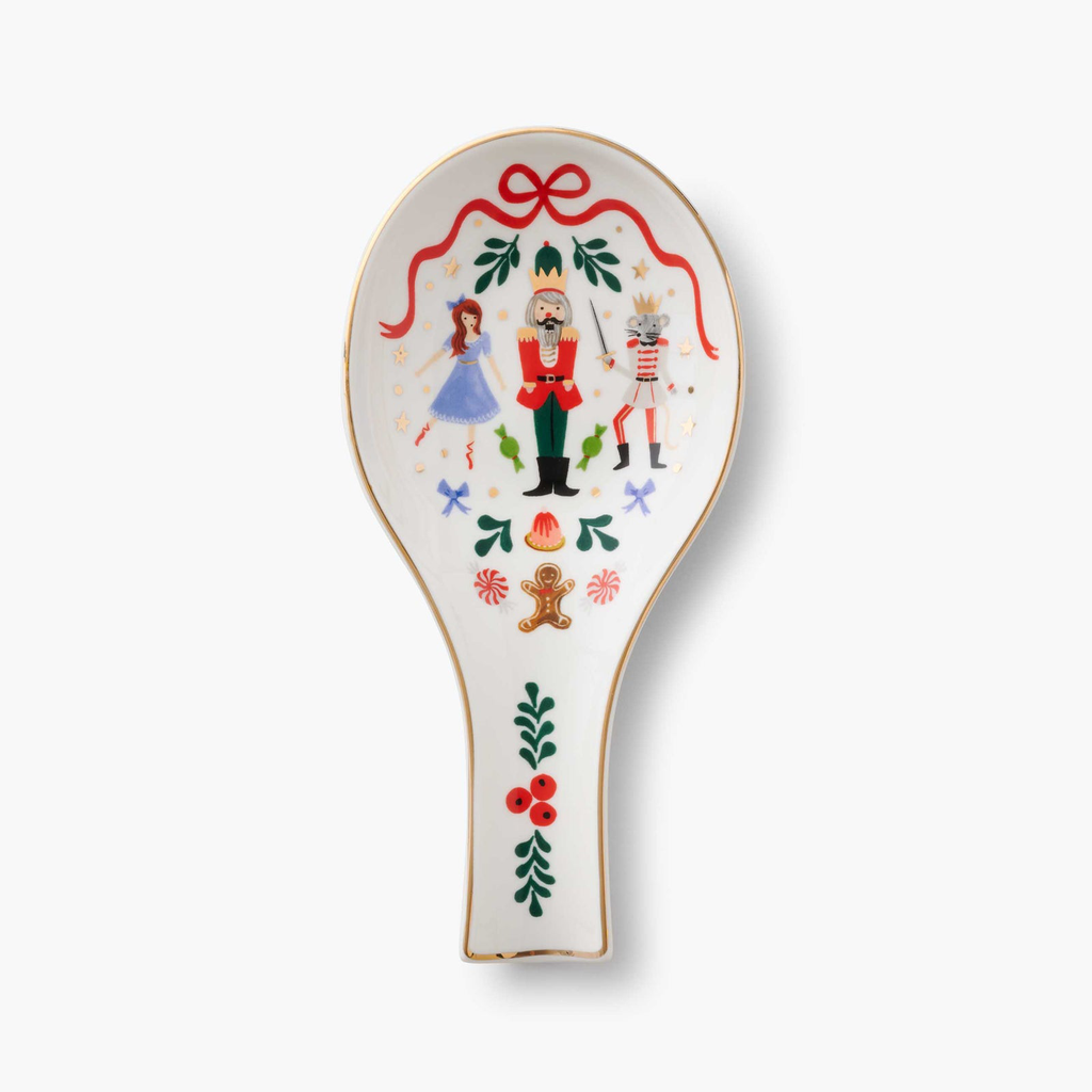 Rifle Paper Co. - Nutcracker Porcelain Spoon Rest