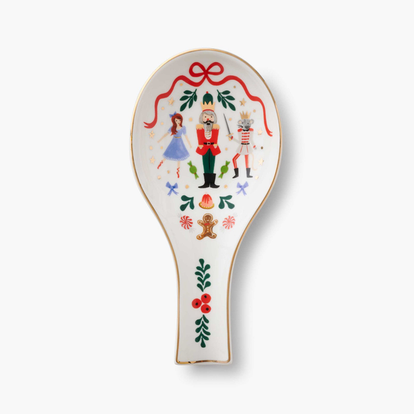 Rifle Paper Co. - Nutcracker Porcelain Spoon Rest