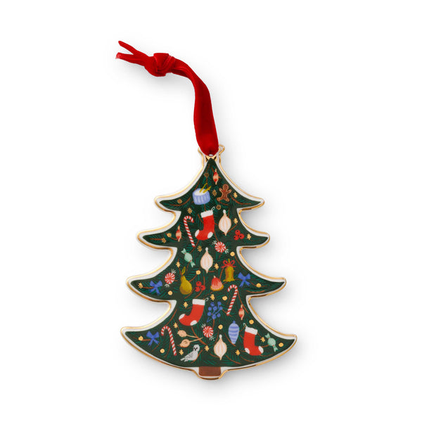 Rifle Paper Co. - Holiday Tree Porcelain Ornament