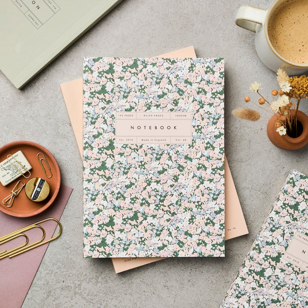 Katie Leamon Vol 48: Ruled Patricia Green Flat Lay Notebook