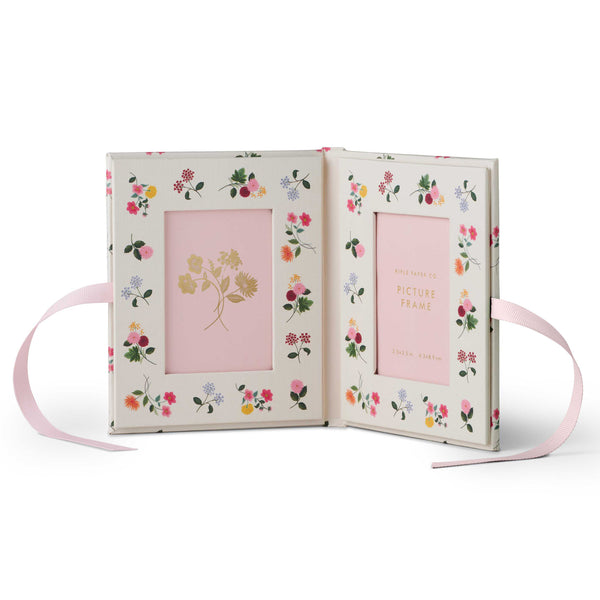 Rifle Paper Co - Ditsy Dahlia Folio Paper Wrapped Picture Frame