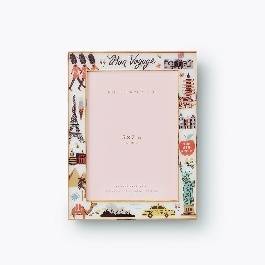 Rifle Paper Co. - Bon Voyage 5x7 Picture Frame