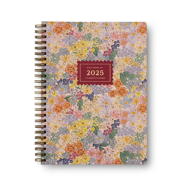 Rifle Paper Co. 2025 12-Month Softcover Spiral Planner - Mimi