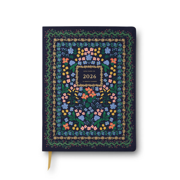 Floral patterned notebook with '2026' on a white background