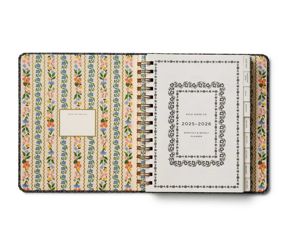 Rifle Paper Co - 2025-2026 Wildwood 17-Month Academic Covered Spiral Planner