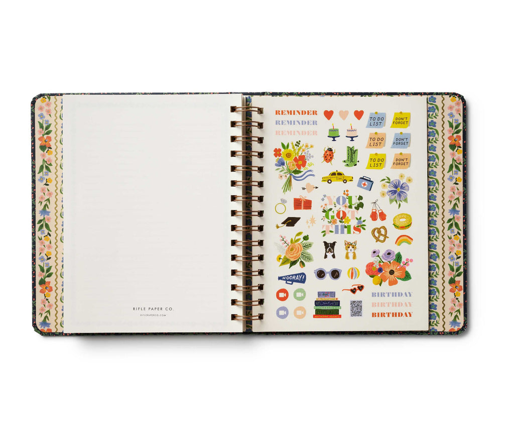 Rifle Paper Co - 2025-2026 Wildwood 17-Month Academic Covered Spiral Planner