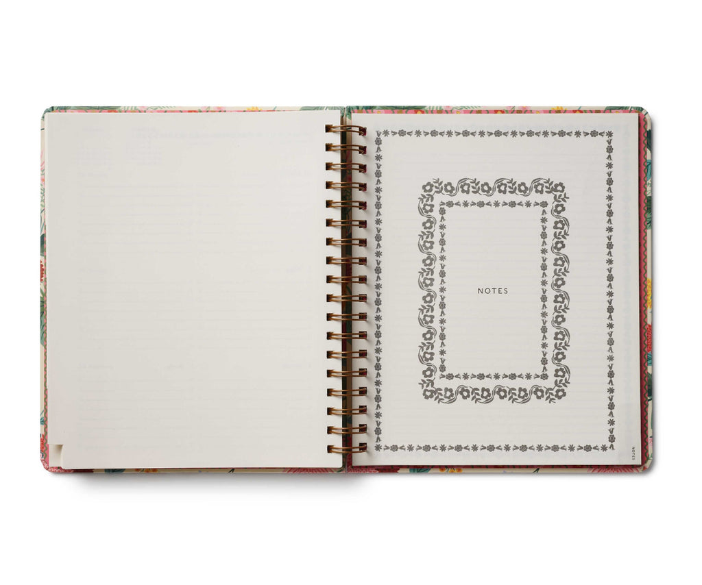 Rifle Paper Co - 2025-2026 Dahlia 17-Month Academic Hardcover Spiral Planner