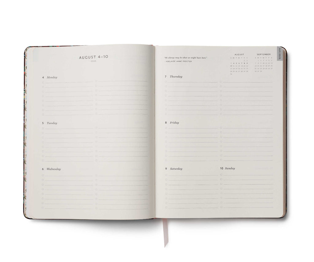 Rifle Paper Co - 2025-2026 Gracie 12-Month Academic Bookbound Planner