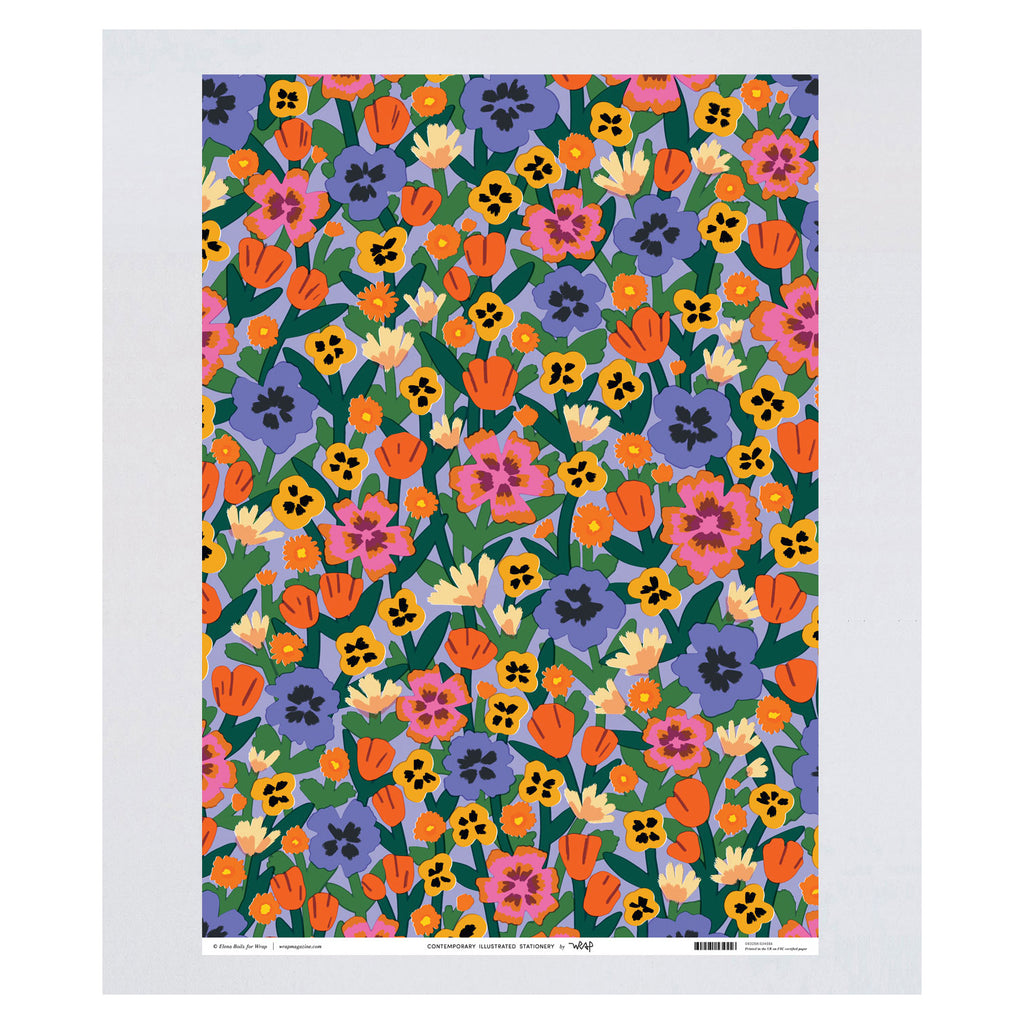 Elena Boils Wild Flowers Gift Wrap