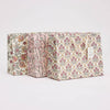 Floral-patterned box on a white background