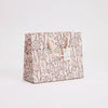 Floral-patterned box on a white background