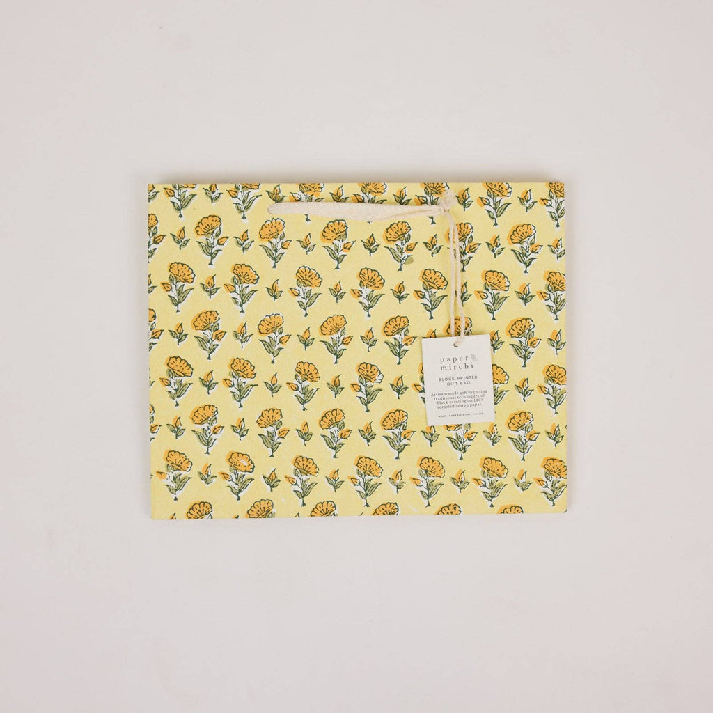 Floral patterned product on a light gray background