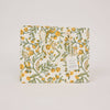 Floral patterned product on a light background