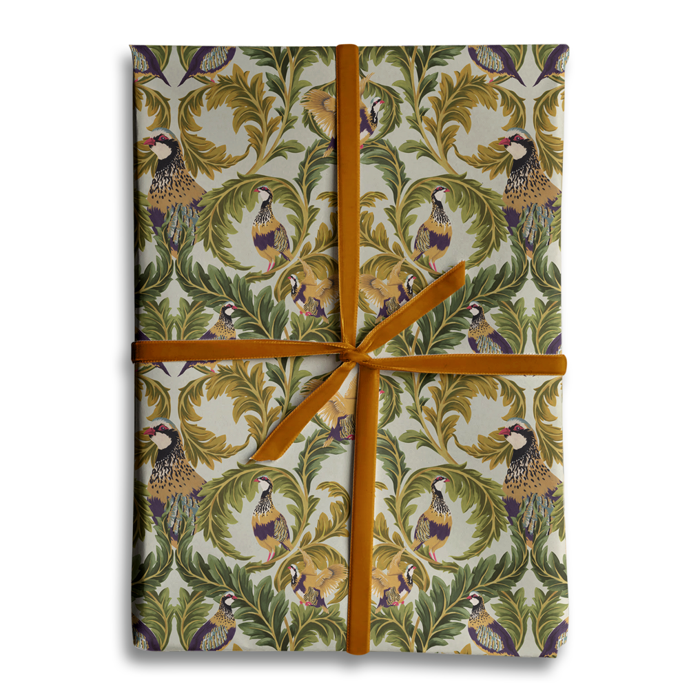 Tuppence Collective Gift Wrap - Partridges