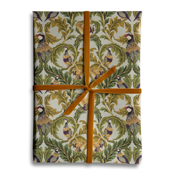 Tuppence Collective Gift Wrap - Partridges