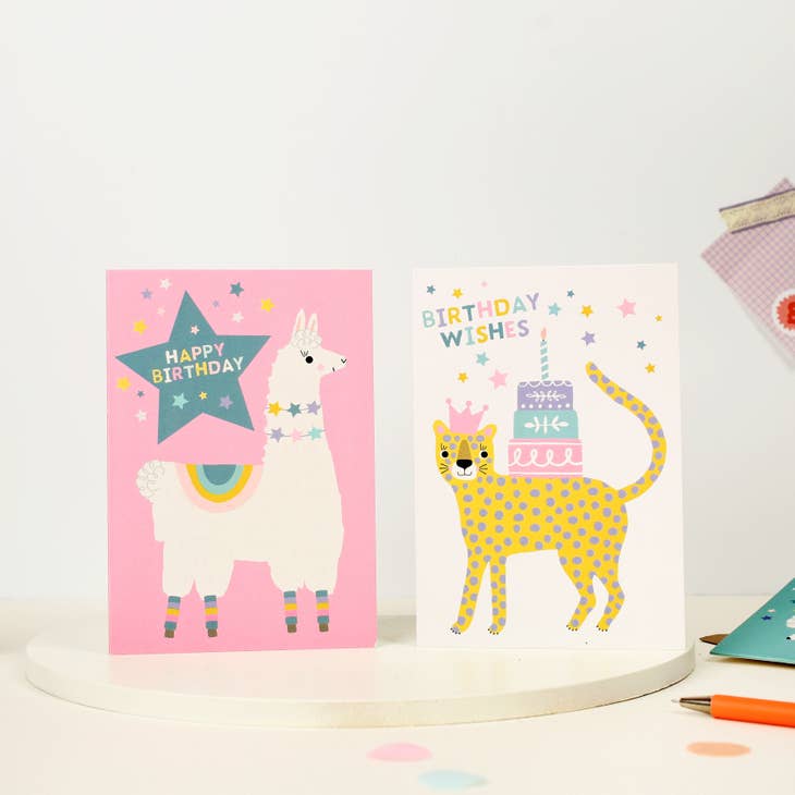 Mifkins - Birthday Card Multipack - PASTELS