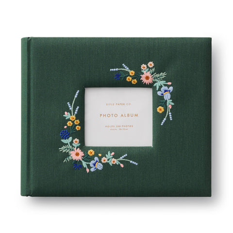Rifle Paper Co. - Wildwood Embroidered Heirloom Photo Album