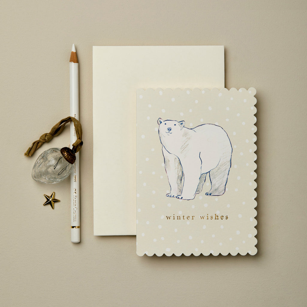 Wanderlust Paper Co. Polar Bear Christmas Card