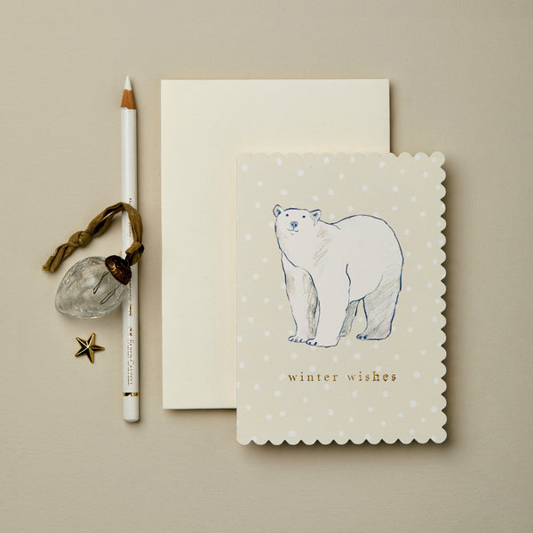Wanderlust Paper Co. Polar Bear Christmas Card