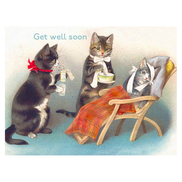 Madame Treacle - Cats Get Well Soon Card