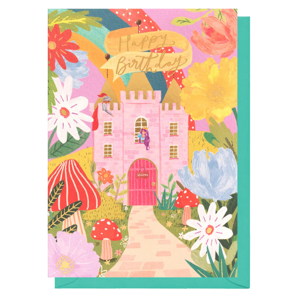 Louise Tiler Princess & Castle Birthday Card