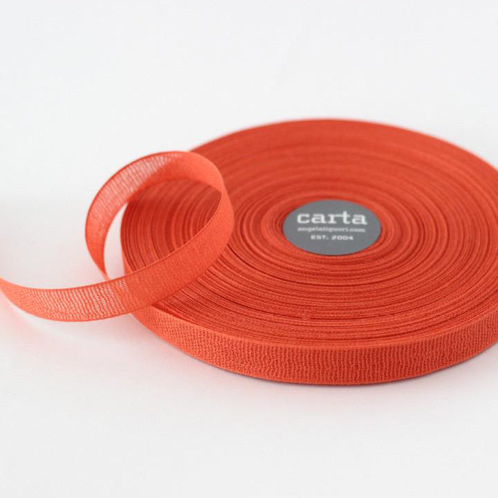 Studio Carta Loose Weave Cotton Ribbon - Pumpkin