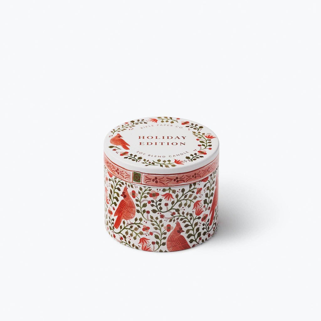 Rifle Paper Co - Cardinals Holiday 3 oz Tin Candle