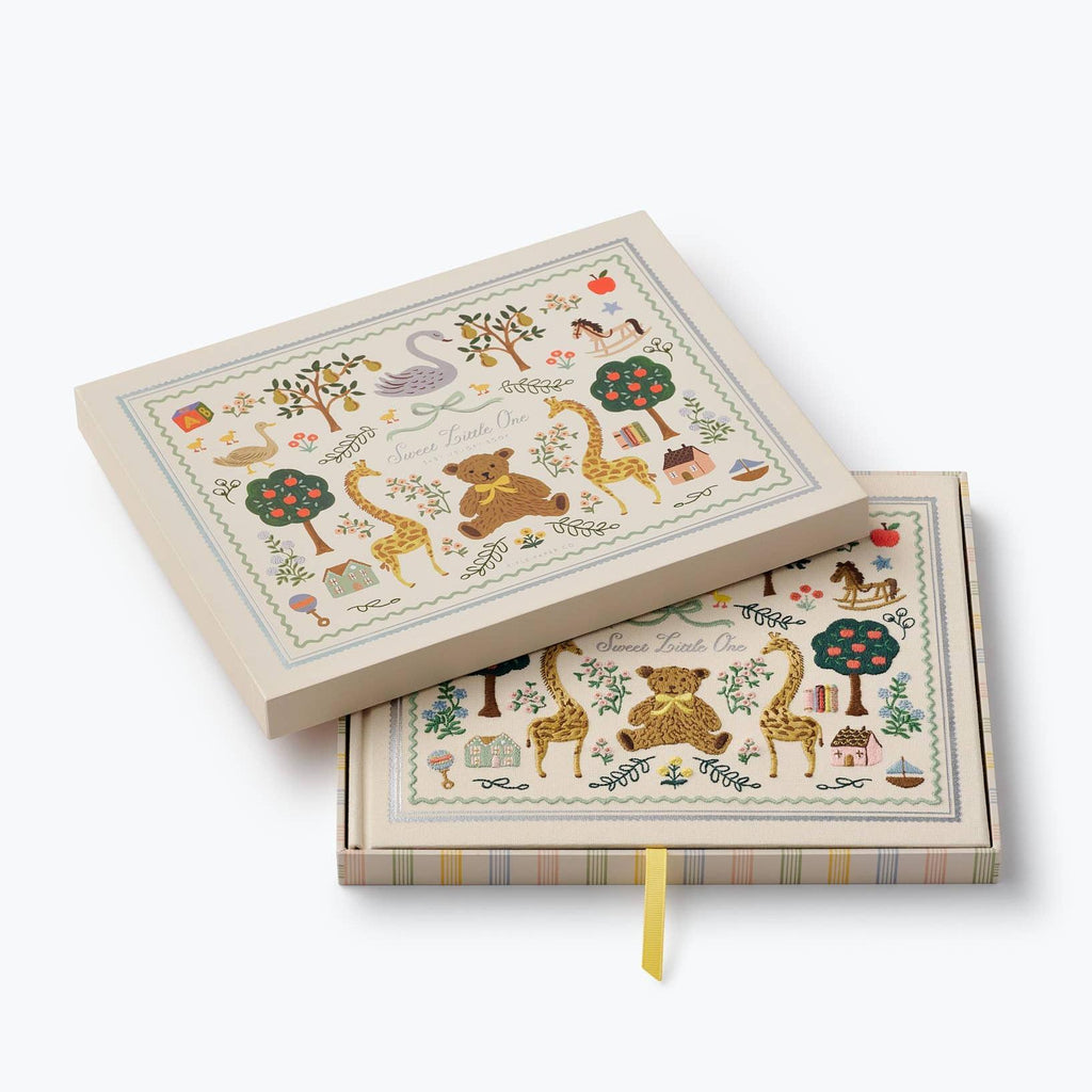 Rifle Paper Co - Storybook Embroidered Baby Book