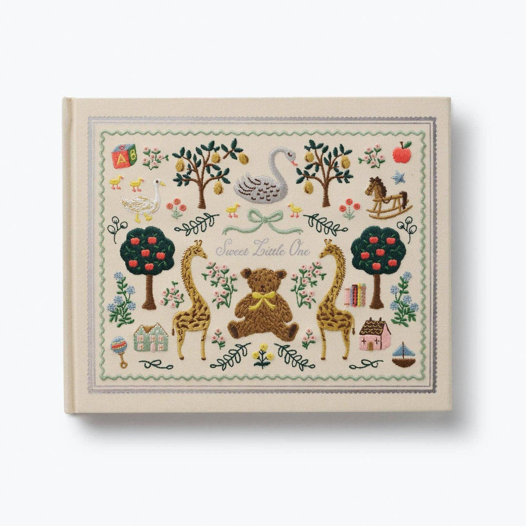 Rifle Paper Co - Storybook Embroidered Baby Book