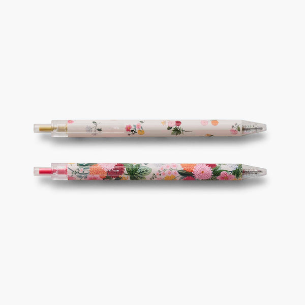 Rifle Paper Co. - Dahlia Set of 2 Gel Pens