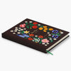 Floral notebook on a white background
