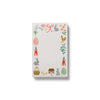 Notebook with colorful illustrations on a white background