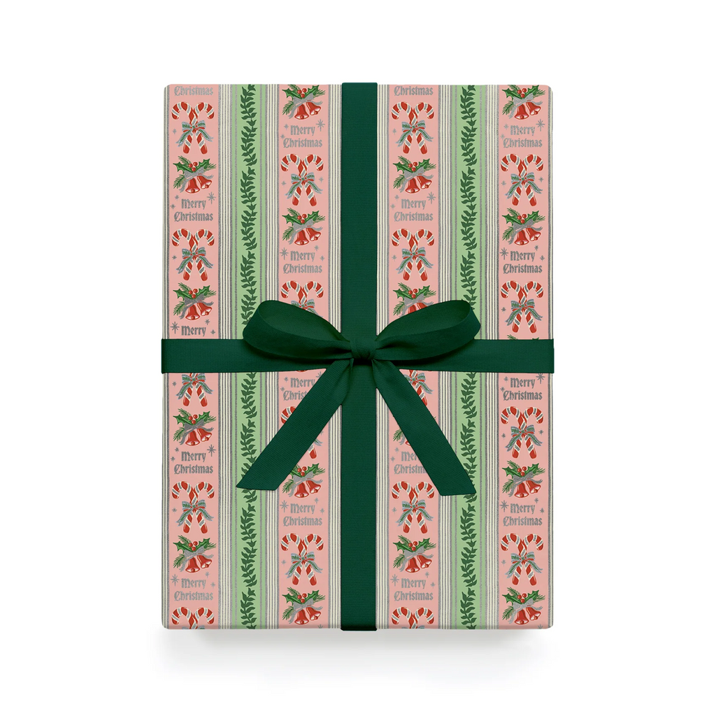 Rifle Paper Co. Candy Cane Stripe Christmas Gift Wrap