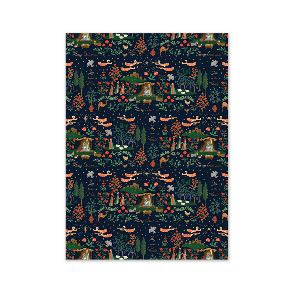 Rifle Paper Co. Nativity Christmas Gift Wrap