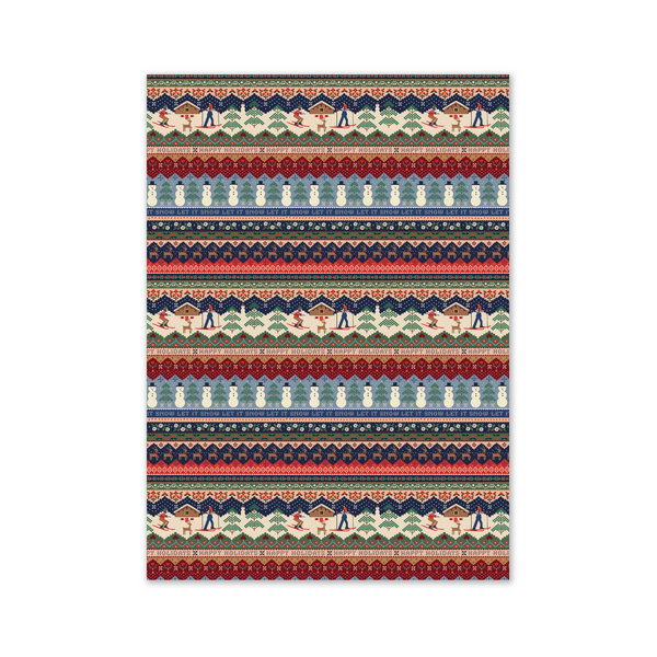 Rifle Paper Co. Ski Sweater Christmas Gift Wrap