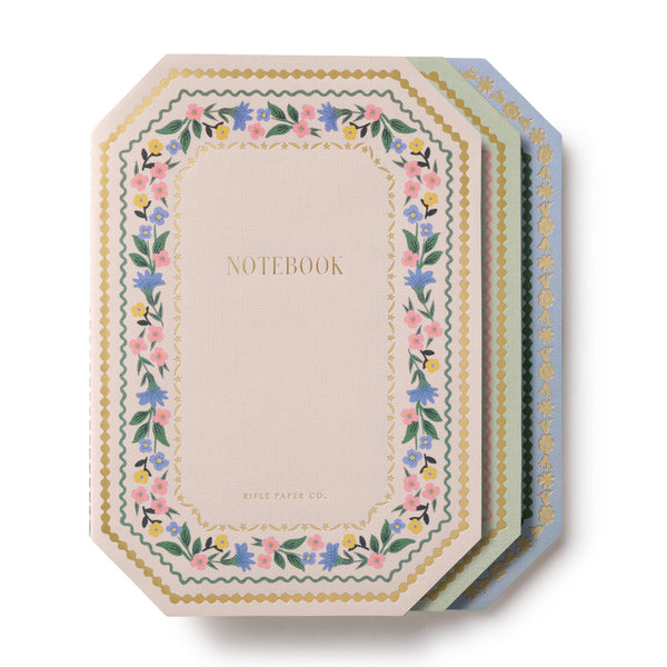 Rifle Paper Co - Assorted Set of 3 Gemma Notebooks