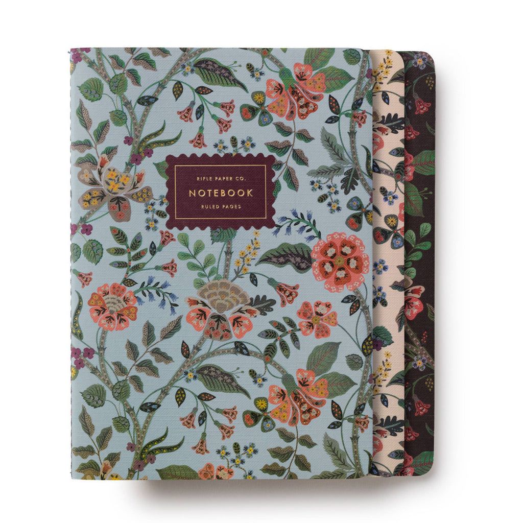 Rifle Paper Co - Assorted Set of 3 Gracie Notebooks