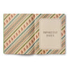 Notebook with decorative cover and 'Important Dates' text