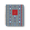 2026-2027 planner with colorful striped design on a white background